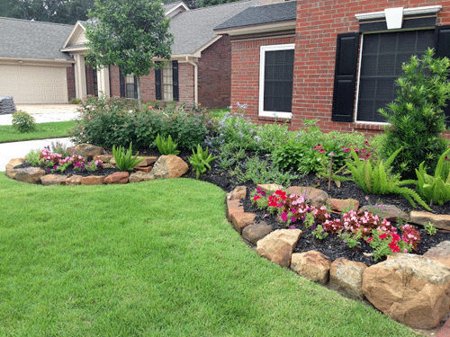 easy-inexpensive-landscaping-ideas-for-front-yard-27 Лесни евтини идеи за озеленяване на предния двор