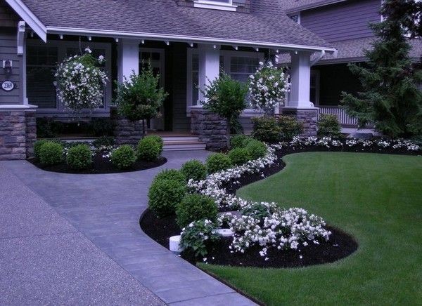 inexpensive-front-yard-landscaping-55 Евтин преден двор озеленяване