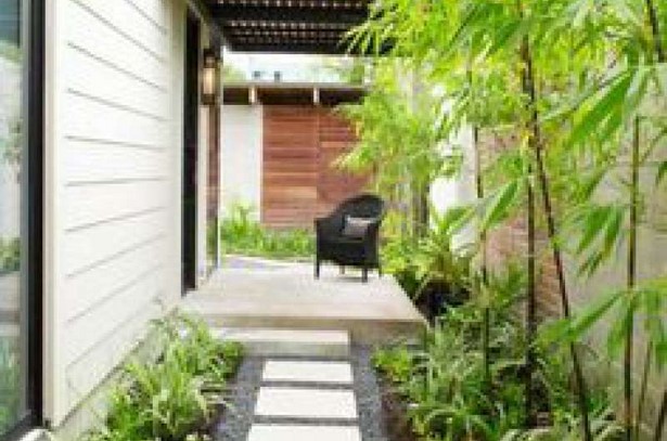 landscaping-narrow-side-yard-97_10 Озеленяване тесен страничен двор