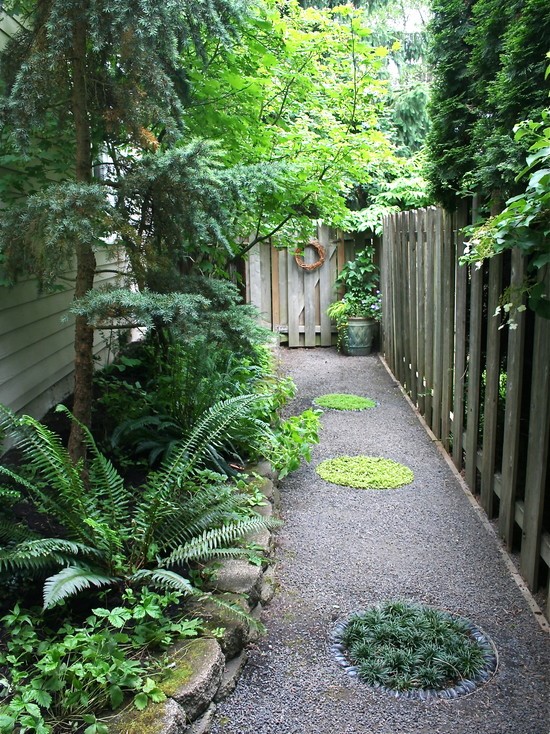 landscaping-narrow-side-yard-97_11 Озеленяване тесен страничен двор