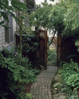 landscaping-narrow-side-yard-97_17 Озеленяване тесен страничен двор