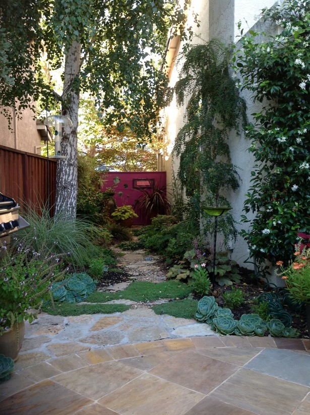 landscaping-narrow-side-yard-97_6 Озеленяване тесен страничен двор