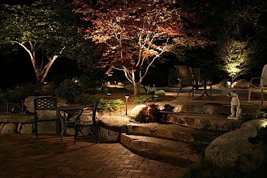 patio-landscape-lighting-59_11 Вътрешен двор ландшафтно осветление