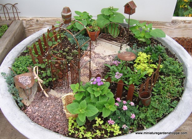 Снимки на миниатюрни градини