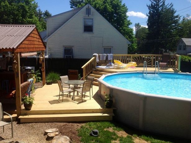 Идеи за басейн и палуба в задния двор