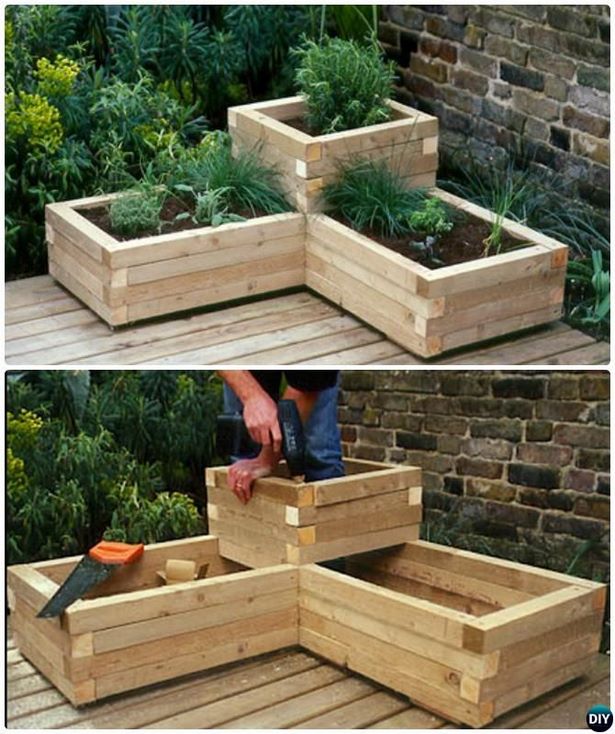 build-a-raised-garden-planter-22 Изграждане на повдигнат градински плантатор