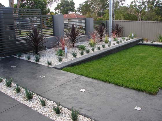 easy-front-yard-landscape-design-98_8 Лесен ландшафтен дизайн на предния двор