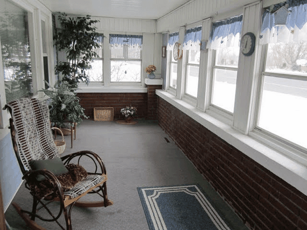 enclosed-front-porch-decorating-10 Затворена предна веранда декориране