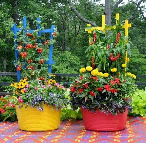 flower-pot-ideas-for-summer-21_10 Саксия за цветя Идеи за лятото