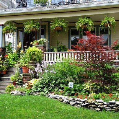 front-porch-garden-design-83_5 Веранда градина дизайн