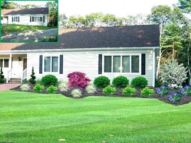 landscaping-for-front-of-the-house-24_10 Озеленяване за предната част на къщата