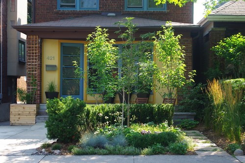 narrow-front-yard-landscaping-89_14 Тесен преден двор озеленяване