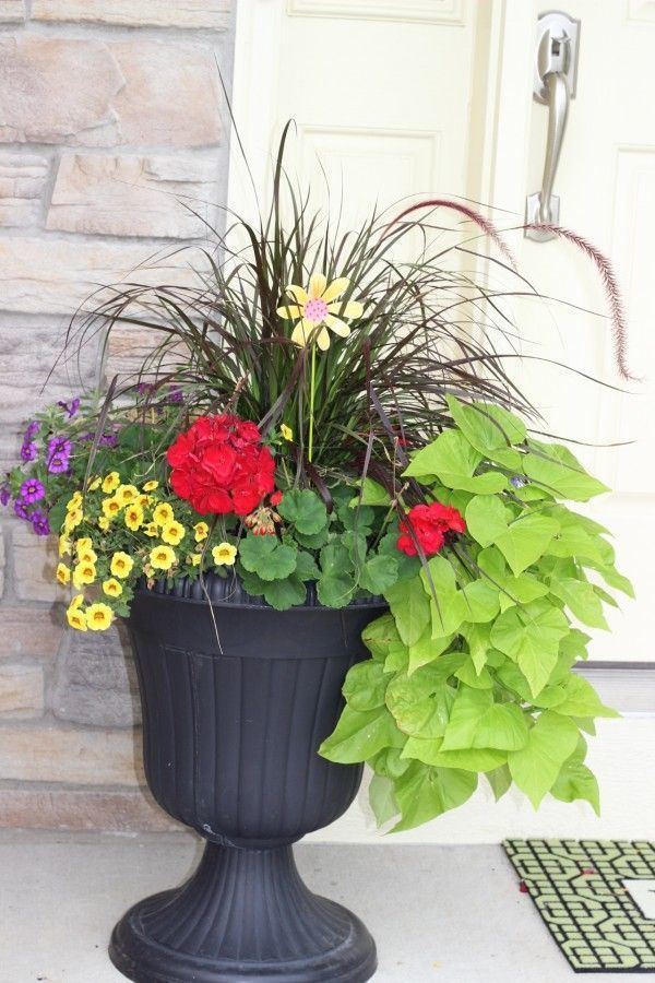 outdoor-planter-flower-arrangements-10_4 Открит плантатор цветни аранжировки