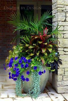outdoor-planter-flower-arrangements-10_8 Открит плантатор цветни аранжировки