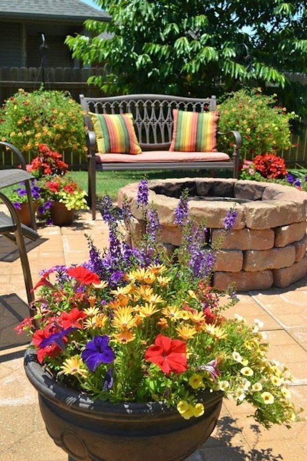 outdoor-summer-flower-pot-arrangement-ideas-64_6 Открит лятна саксия идеи за подреждане