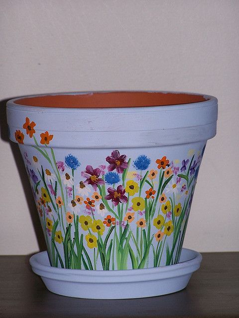 painted-clay-flower-pots-59_9 Рисувани глинени саксии за цветя