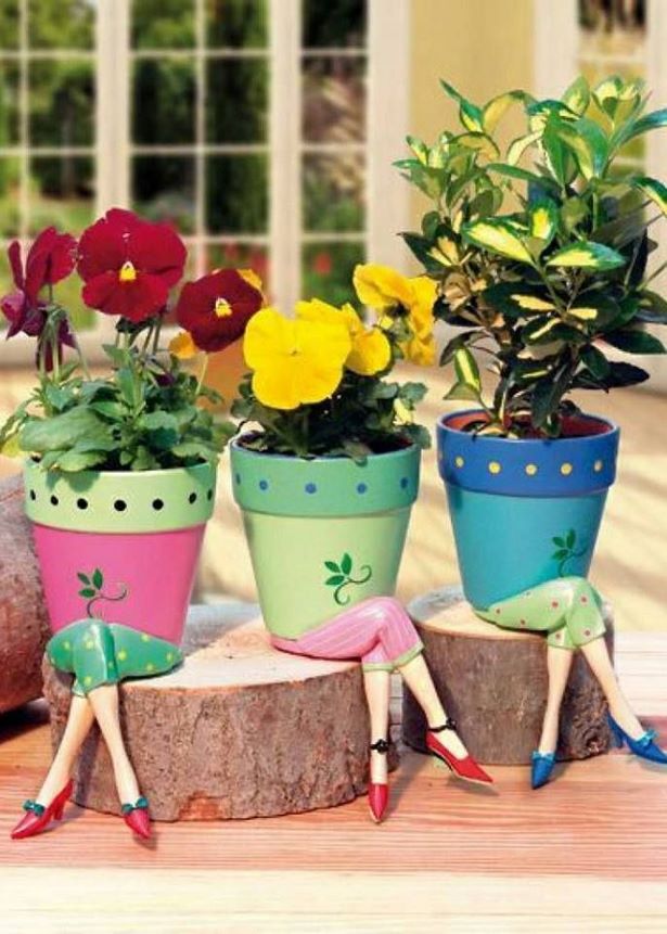 plant-pot-decoration-ideas-75_11 Идеи за декорация на саксии