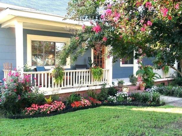 simple-front-yard-garden-95 Прост преден двор градина