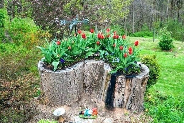 tree-stump-flower-pots-00_10 Дърво пън саксии за цветя