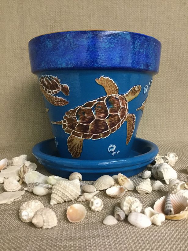 turtle-flower-pot-22_2 Костенурка саксия