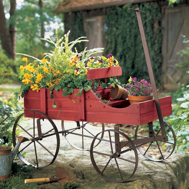 wagon-garden-planter-13_11 Вагон градина плантатор