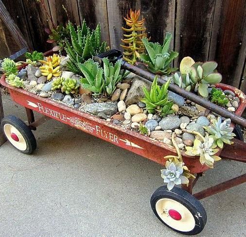 wagon-garden-planter-13_3 Вагон градина плантатор