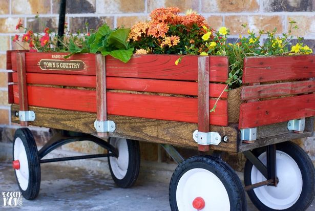 wagon-garden-planter-13_7 Вагон градина плантатор