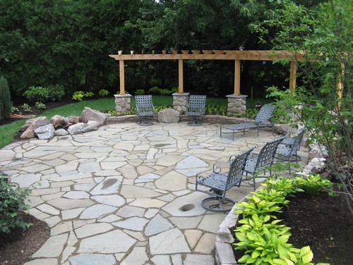 backyard-patio-stone-designs-60_10 Двор двор каменни дизайни
