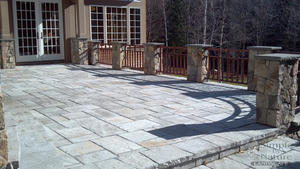backyard-patio-stone-designs-60_14 Двор двор каменни дизайни