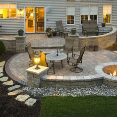 backyard-patio-stone-designs-60_3 Двор двор каменни дизайни