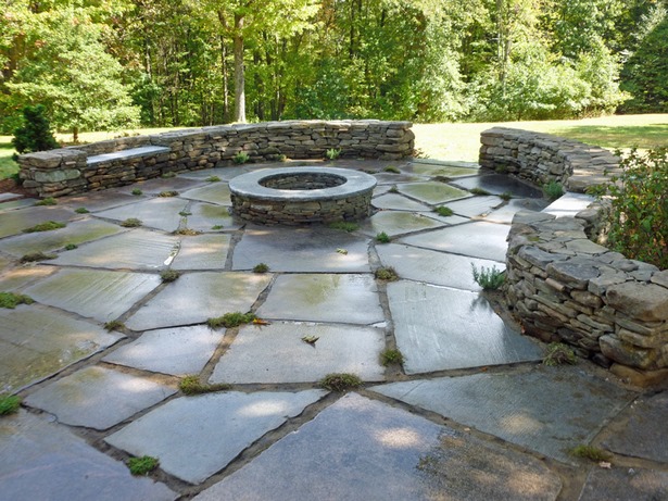 backyard-patio-stone-designs-60_4 Двор двор каменни дизайни