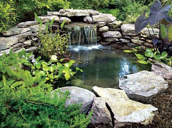 garden-pond-waterfall-ideas-47_12 Градинско езерце водопад идеи