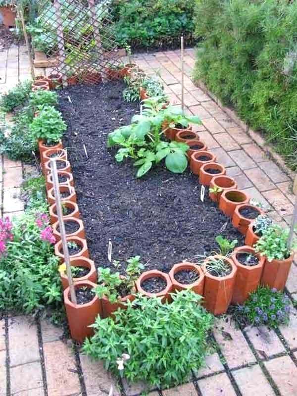ideas-for-edging-garden-beds-31_8 Идеи за Кант градински легла