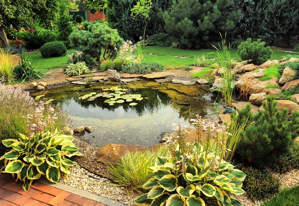 Естествено градинско езерце