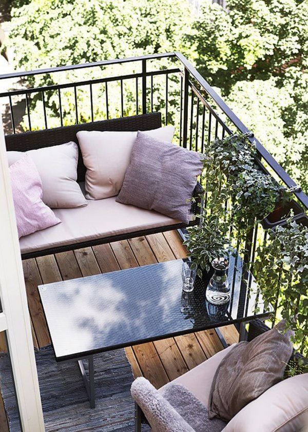 Външни балконски мебели идеи