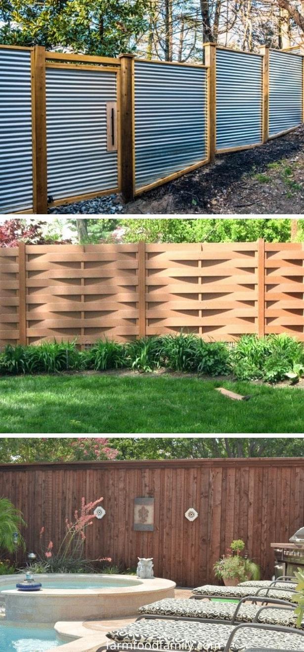 backyard-fence-garden-ideas-04_18 Двор ограда градина идеи