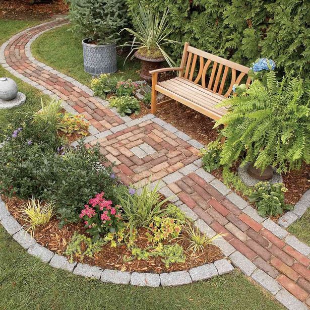 build-a-brick-pathway-in-the-garden-18_10 Изграждане на тухлена пътека в градината