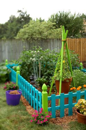 colorful-garden-fence-66_16 Цветна градина ограда