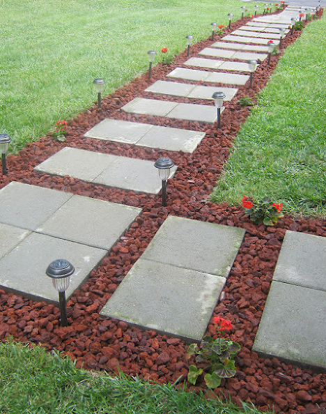 creating-a-garden-path-with-pavers-76 Създаване на градинска пътека с павета