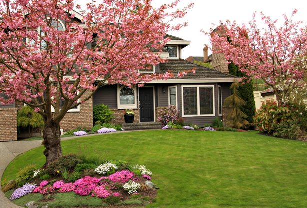 front-yard-landscaping-ideas-with-trees-80 Преден двор озеленяване идеи с дървета