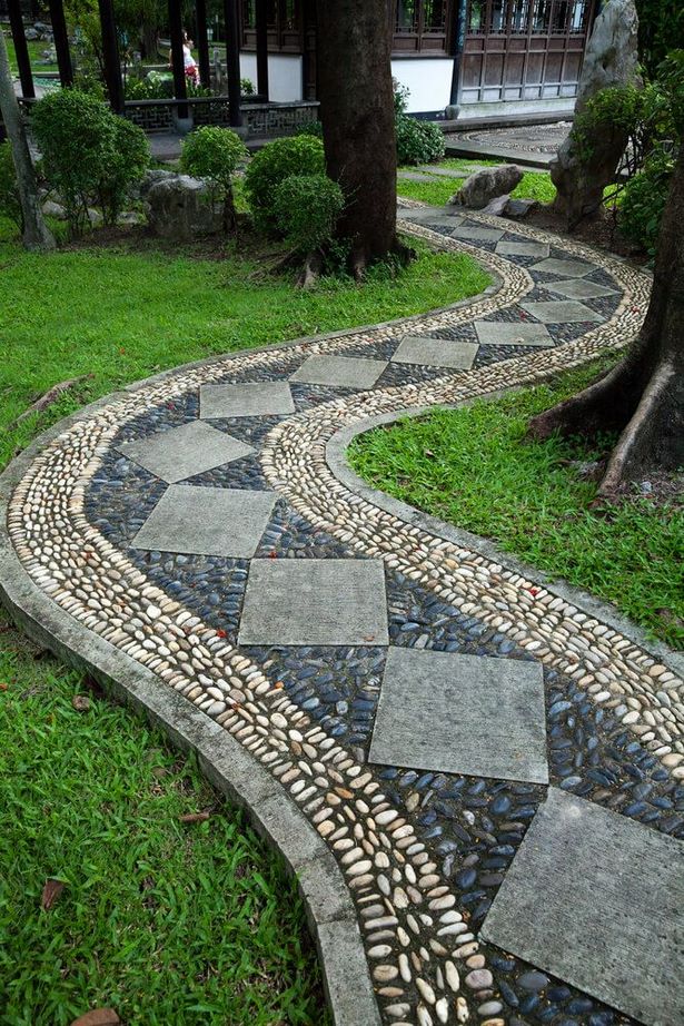 landscaping-stone-walkway-ideas-16_13 Озеленяване каменни пътеки идеи
