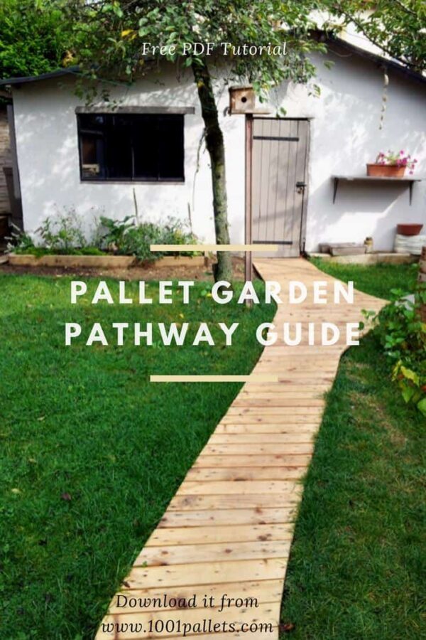 pallet-wood-garden-walkway-33_6 Палетна дървена градинска пътека
