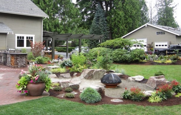 rock-garden-small-front-yard-66_6 Алпинеум малък преден двор