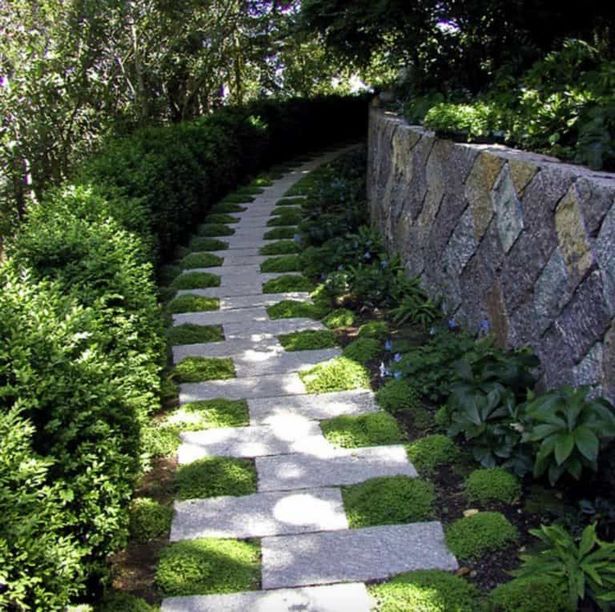 stone-path-landscaping-ideas-36_11 Идеи за озеленяване на каменна пътека