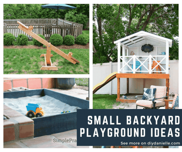 Идеи за детска площадка в задния двор за малки деца