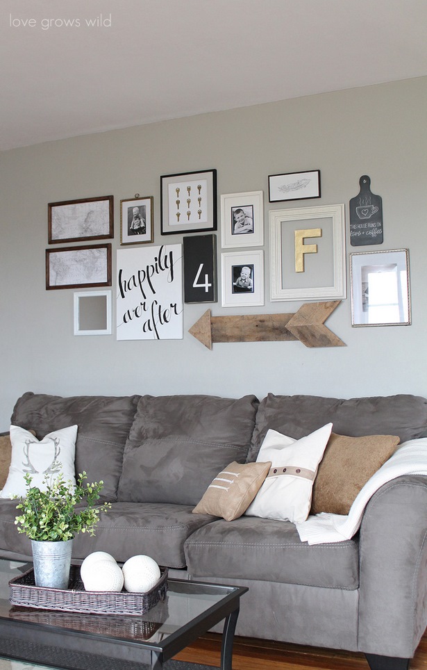 cheap-ways-to-decorate-living-room-walls-35_11 Евтини начини за декориране на стените в хола
