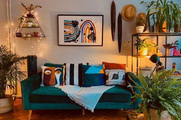 cheap-ways-to-decorate-living-room-walls-35_4 Евтини начини за декориране на стените в хола