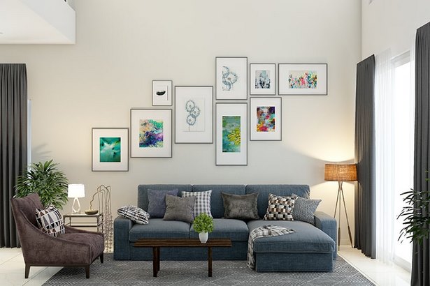 cheap-ways-to-decorate-living-room-walls-35_8 Евтини начини за декориране на стените в хола