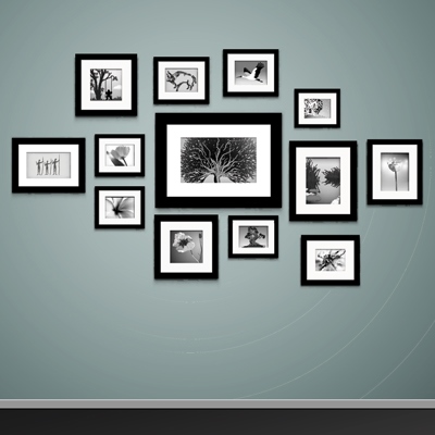 cool-ways-to-arrange-pictures-on-a-wall-63_13 Готини начини за подреждане на снимки на стена