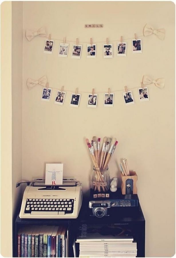 cute-ways-to-hang-pictures-in-your-room-88_13 Сладки начини да закачите снимки в стаята си